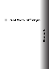Elsa MicroLink 56k pro Handbuch
