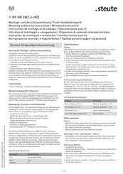 steute 1365610 Montage- Und Anschlussanleitung