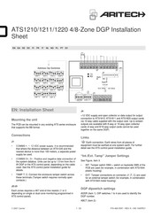 Aritech ATS1210 Installationsanleitung