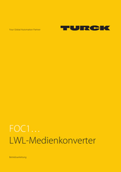 turck FOC12-3G Betriebsanleitung