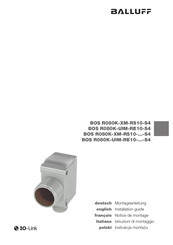 Balluff BOS R080K-UIM-RE10 -S4 Serie Montageanleitung
