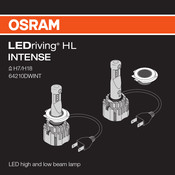 OSRAM LEDriving HL INTENSE Bedienungsanleitung