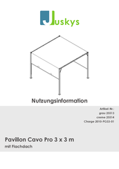 Juskys 25513 Nutzungsinformation