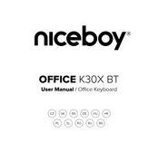 Niceboy OFFICE K30X BT Bedienungsanleitung