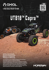 Horizon Hobby AXIAL UTB18 Capra Bedienungsanleitung