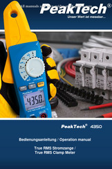 PeakTech 4350 Bedienungsanleitung