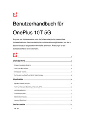 OnePlus 10T 5G Benutzerhandbuch