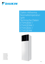Daikin Altherma ETVX12E6V Technische Daten