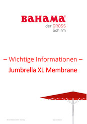 BAHAMA Jumbrella XL Anleitung