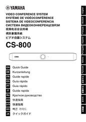 Yamaha CS-800 Kurzanleitung