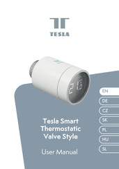 Tesla Smart Thermostatic Valve Style Benutzerhandbuch