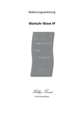 Kellys Finest Wave IP Bedienungsanleitung