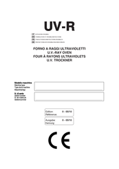 CEFLA UV-R Übersetzung Der Originalen Anleitung