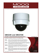 Moog Videolarm SM5CF8NE Bedienungsanleitung