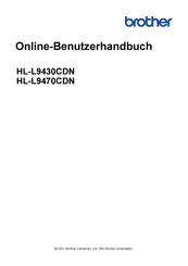 Brother HL-L9470CDN Online Benutzerhandbuch