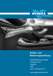 Veigel eClassic LHD Einbau- Und Bedienungsanleitung