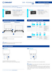 Crouzet SSR Installationsanleitung