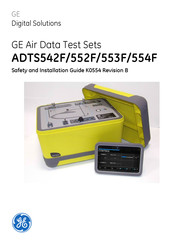 GE ADTS552F Sicherheitshinweise- Und Installationsanleitung