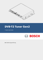 Bosch DVB-T2 Tuner Gen2 Bedienungsanleitung