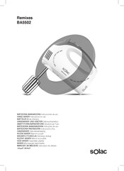 SOLAC Remixes BA5502 Gebrauchsanleitung