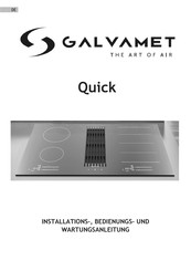 Galvamet Quick Installations-, Bedienungs- Und Wartungsanleitung