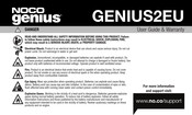 NOCO Genius GENIUS2EU Benutzerhinweise Und Garantie