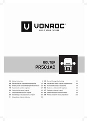 VONROC PR501AC Bersetzung Der Originalbetriebsanleitung