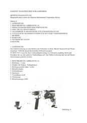 Daewoo DAID950Y Bedienungsanleitung