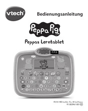 VTech Peppa Pig Peppas Lerntablet Bedienungsanleitung