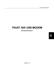 Trust 56K USB MODEM Benutzerhandbuch