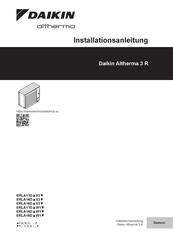Daikin Altherma 3 R ERLA16D W1-Serie Installationsanleitung