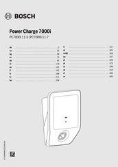 Bosch Power Charge 7000i Bedienungsanleitung