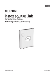 Fujifilm instax square Link Bedienungsanleitung