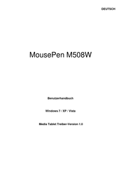 Genius MousePen M508W Benutzerhandbuch