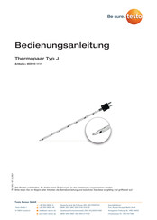 testo 803910 1111 Bedienungsanleitung