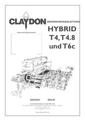 Claydon HYBRID T6c Bedienungsanleitung