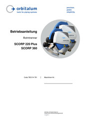 Orbitalum SCORP 360 Betriebsanleitung