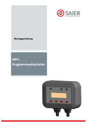 SAIER MPX-Programmwahlschalter Montageanleitung