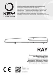 Key Automation RAY Anweisungen Und Hinweise Für Den Benutzer