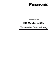 Panasonic FP Modem-56k Technische Beschreibung