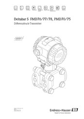 Endress+Hauser Deltabar S PMD70 Betriebsanleitung