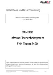 CANDOR FKH Therm 2400 Installation Und Betriebsanleitung