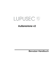 LUPUS-Electronics LUPUSEC-Aussensirene v2 Benutzerhandbuch