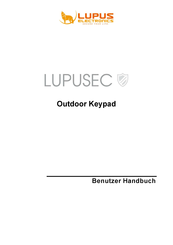 LUPUS-Electronics LUPUSEC Outdoor Keypad Benutzerhandbuch