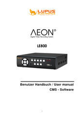 LUPUS-Electronics AEON LE800 Benutzerhandbuch