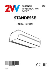 2VV STANDESSE VCS4B-10S-Serie Installationsanleitung
