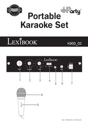 LEXIBOOK iParty K900 02 Bedienungsanleitung