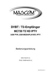 MasCom MC720 T2 HD IPTV Bedienungsanleitung