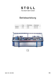 Stoll CMS 922 770 Betriebsanleitung