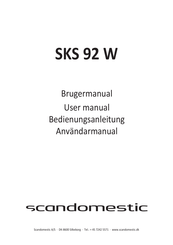 Scandomestic SKS 92 W Bedienungsanleitung